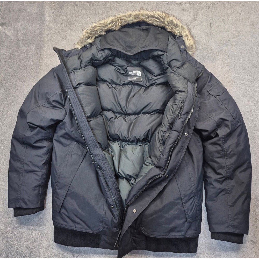 The North Face Gotham III Down Parka Mens Lg Black 550 Fill DryVent Winter Coat
